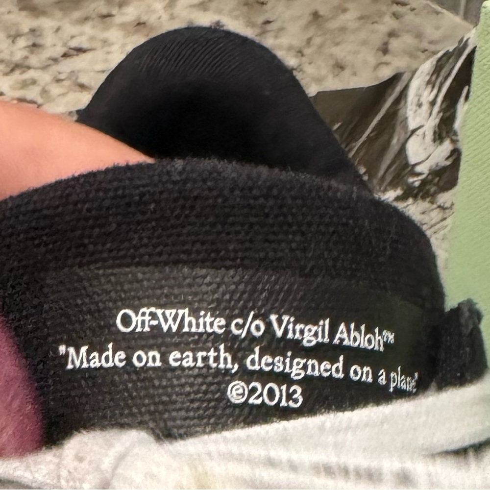 Off-White C/O Virgil Abloh VULCANIZED COA & box - Picture 12 of 16